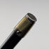 1920s-30s British vintage black shaft curved handle sterling silver decorated walking stick 78cm